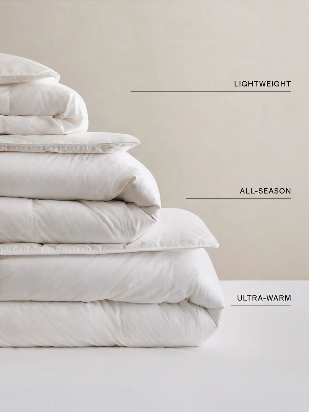 New Quince Luxe Goose Down Duvet Insert Comforter King/CalKing All Season $334 - Picture 3 of 9